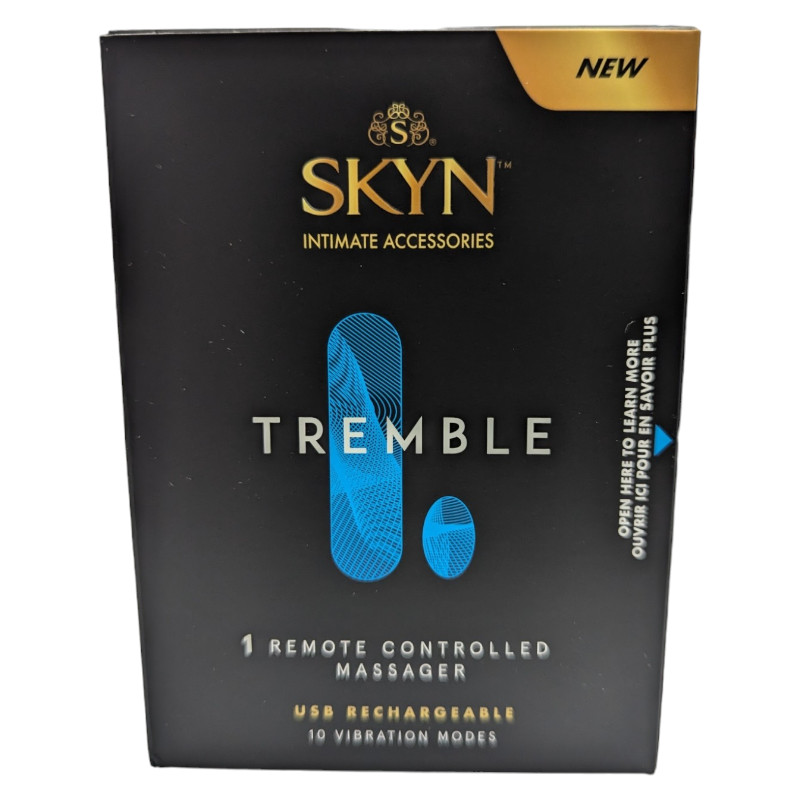 SKYN Tremble Remote Controlled Discreet Massager USB Rechargeable SEALED ENG/FR