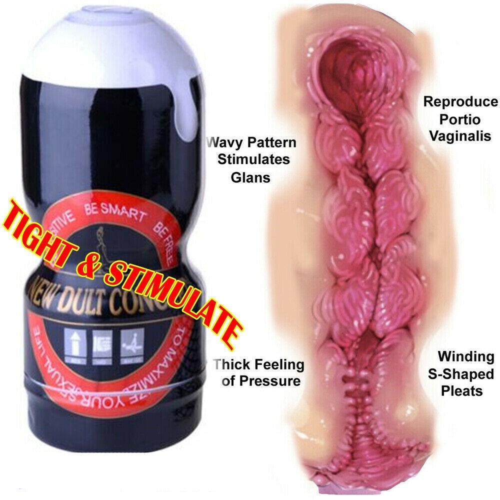 Realistic Male Masturbators Pocket-Pussy Stroker Cup Suck SEX Adult TOYS FOR MEN