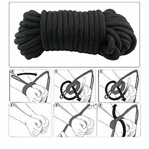 Soft Cotton Rope Bondage Restraint Japanese Shibari BDSM Adult Play 32ft/10m