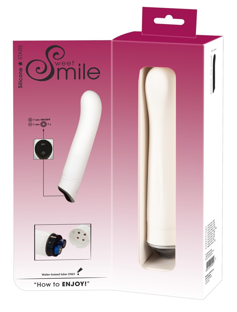 Curved Head Silent Vibrator – 7 Sweet Smile Vibration Modes