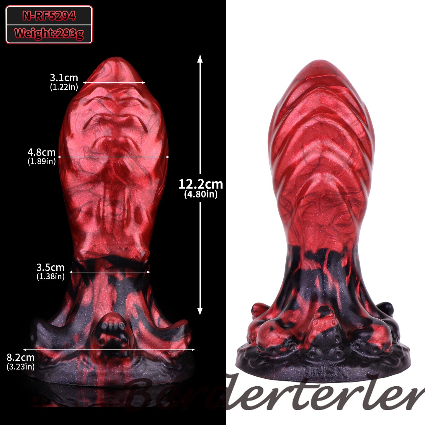 Huge Dildo Thick Knot Anal Plug Butt Plug with Suction Cup Masturbation