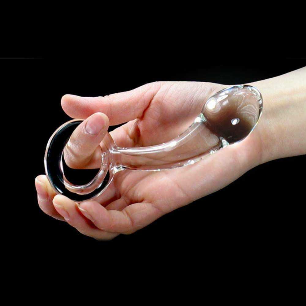 Glass-Dildo-Anal-Butt-Plug-G-Spot-Stimulator-Prostate-Massager-Sex-Toy-For-Women