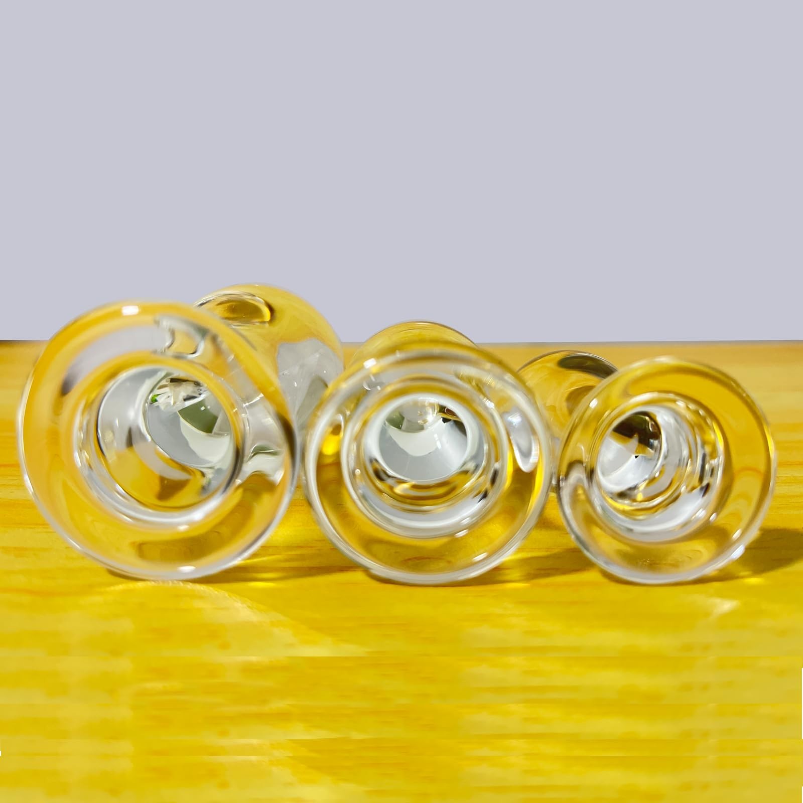 3Pcs Crystal Glass Anal Butt Plug Set Small, Medium and Big Glass Butt Plug …