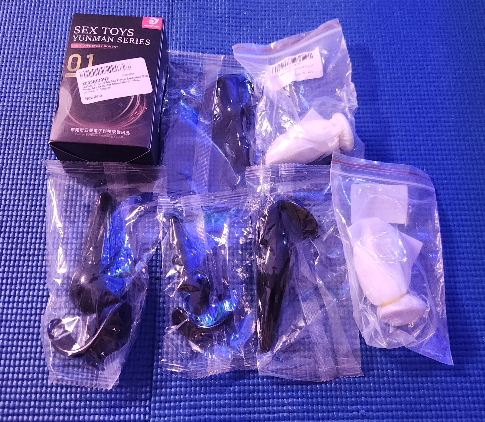 Adult Toys (Pack of 8) Assorted Butt Plugs