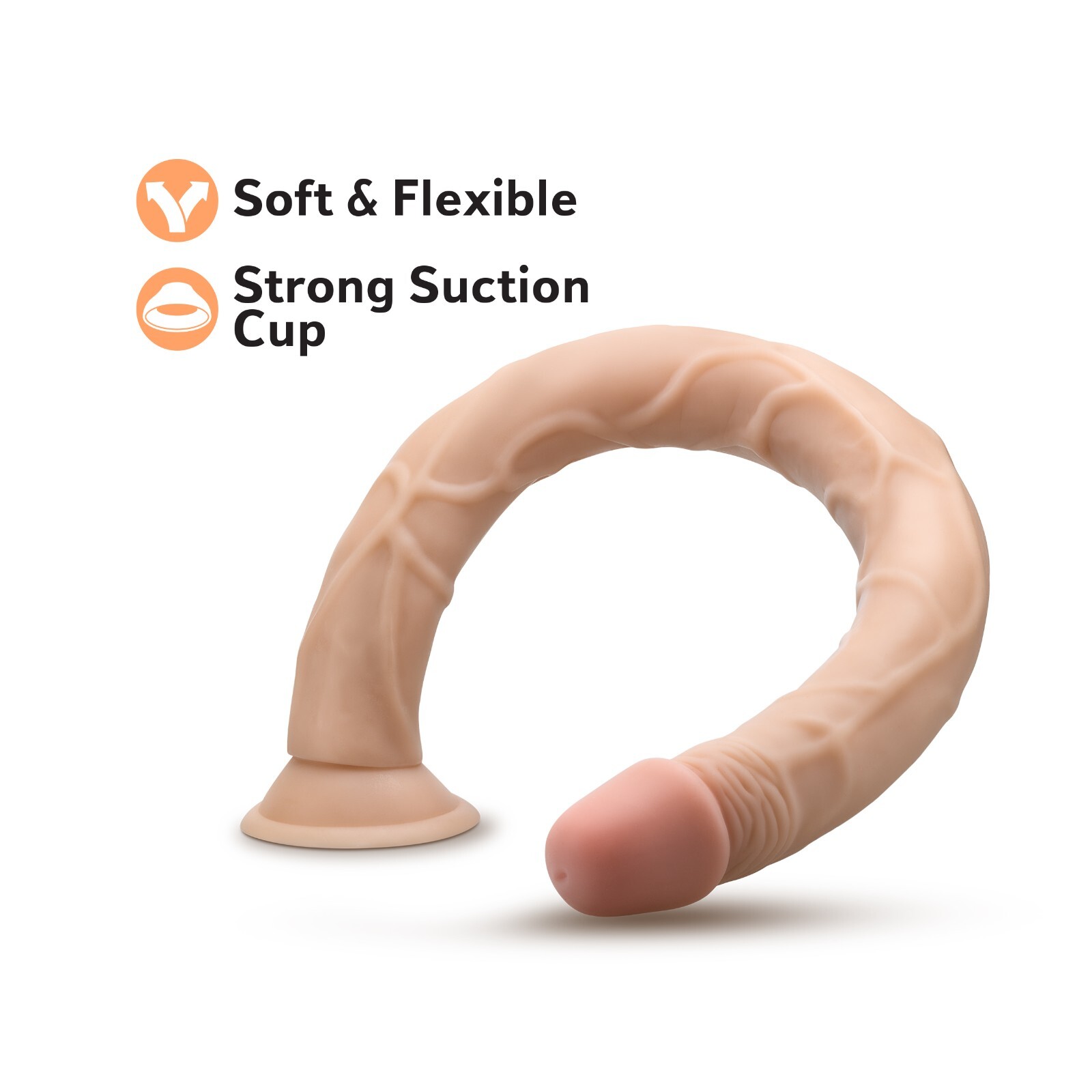 Eden 19″ Extra Long Giant Dildo with Strong Suction Cup Base Adult Sex Toy