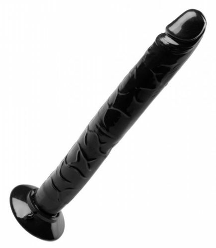 Black 12″ LARGE Dildo Suction Cup Anal Vaginal LONG Cock Sex Toy Huge Dildo