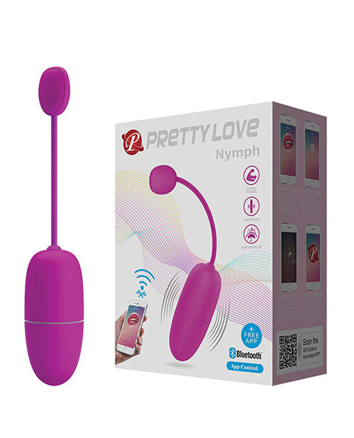 NYMPH BLUETOOTH APP-ENABLED EGG VIBRATOR BULLET VIBE