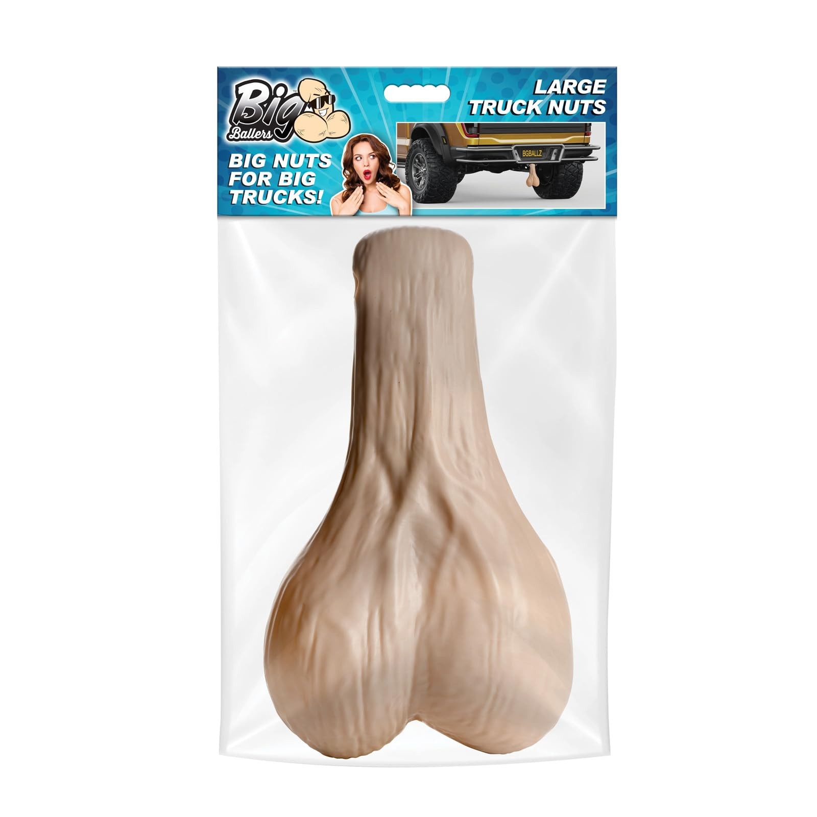 Bulls Balls Truck Nuts Hitch for Car Hanger Nutz Fake Silicone Hanging Testicle,