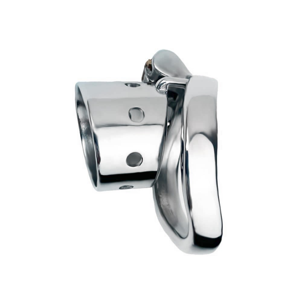 Male Chastity Device Stainless Steel Cock Cage With 4 Rings Penis Cage