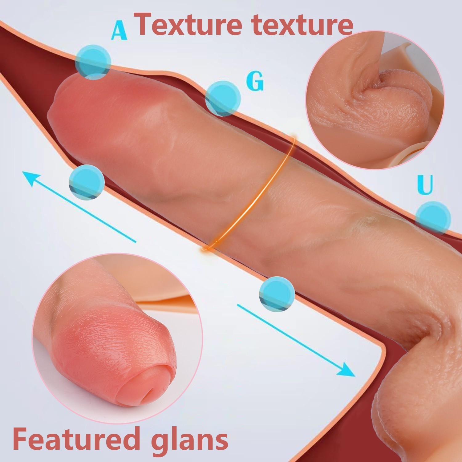 Silicone Dildo Pants Strap-on Solid Penis Underwear Sex Toy for Women Couple Les