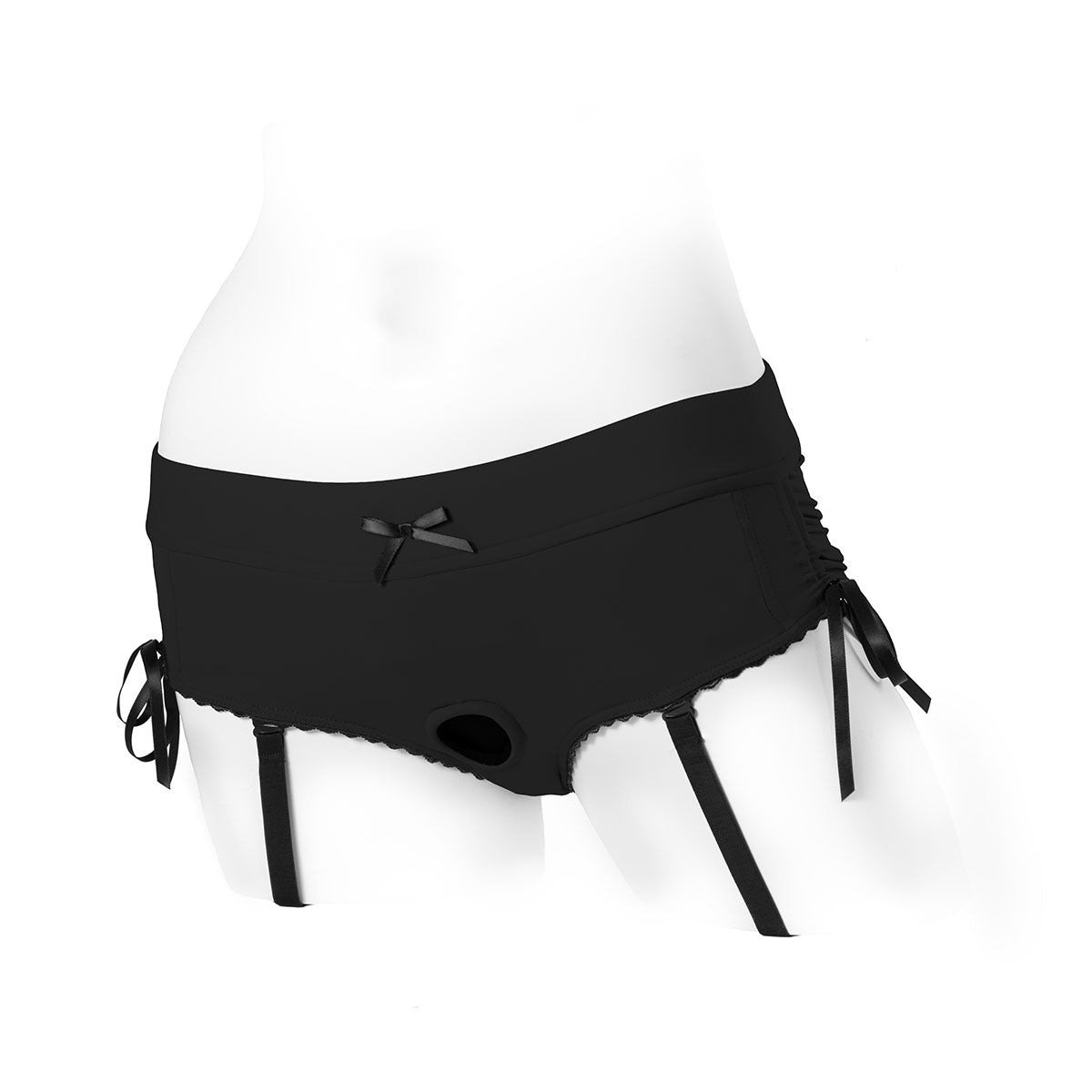 SpareParts Sasha Harness Black/Black Nylon – XL Size – Premium Nylon Harness