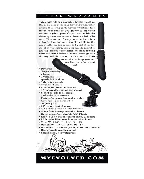 Evolved G Force Thruster – Black