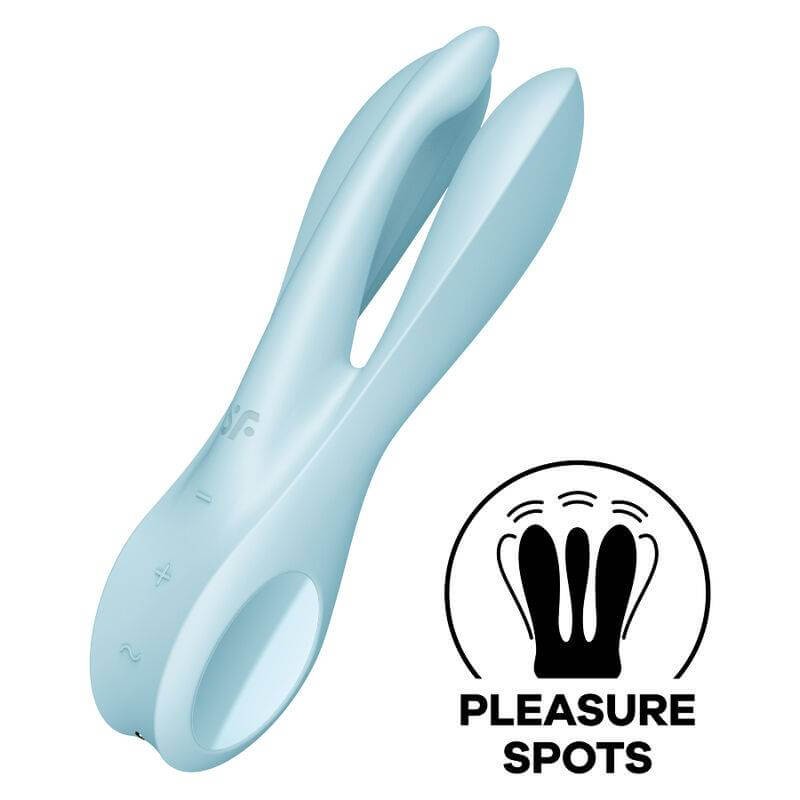 Satisfyer – Threesome 1 Blue Vibrator