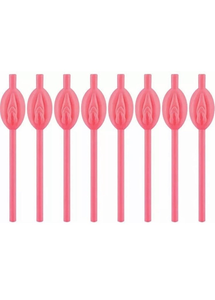 Pussy Straws 8 pack Naughty Party, Bachelor Party Bachelorette Party