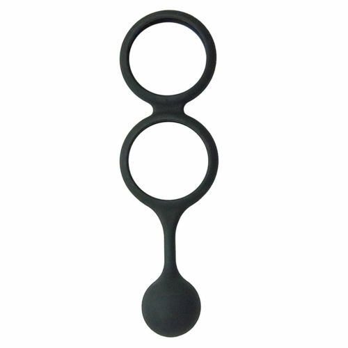 Silicone Penis Ring With Scrotum Ring Ball Stretcher Weighted Ball Male Sex Toys