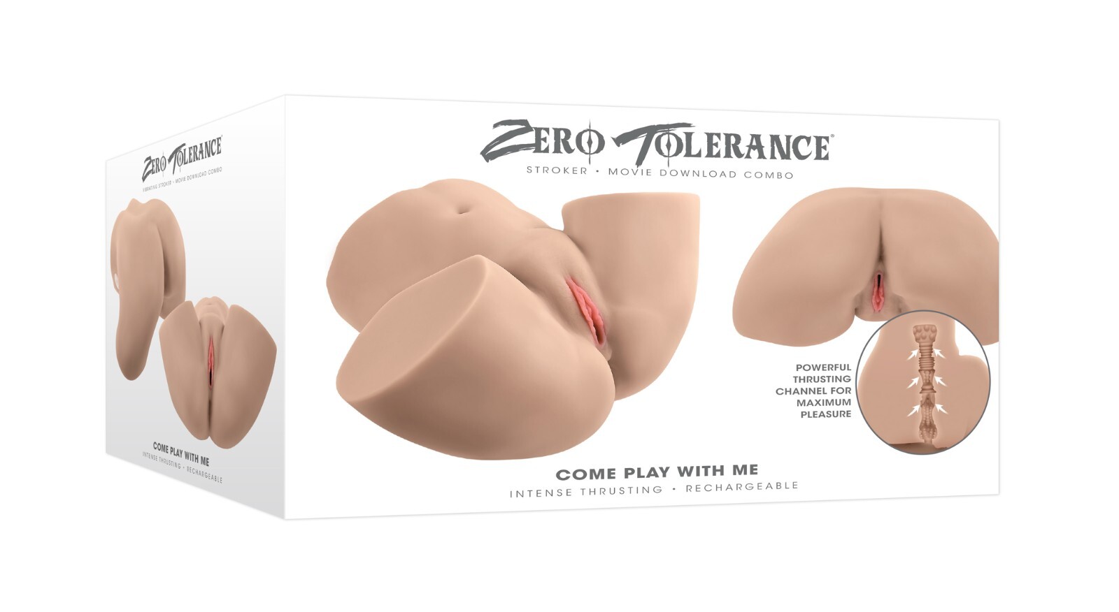 Evolved Zero Tolerance Come Play With Me Light Skin Tone Stroker, New