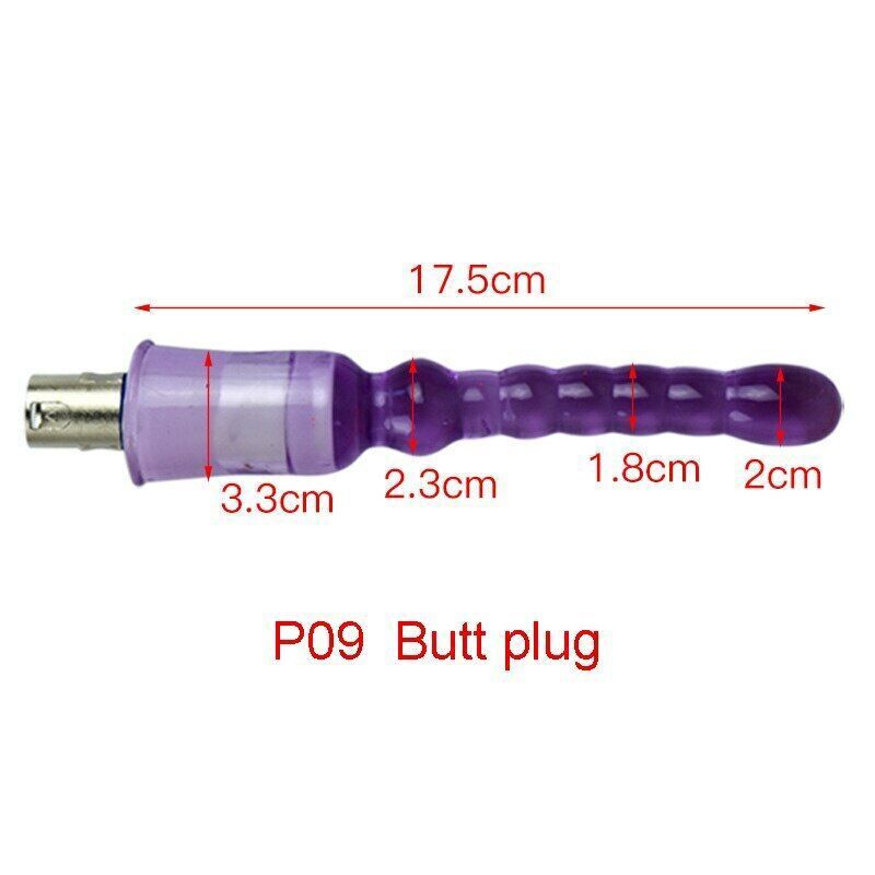 27 Types Traditional Sex Machine Attachment 3XLR Dildo Adapter Connector