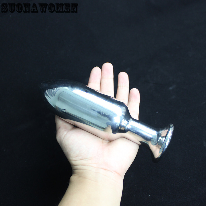 15 Sizes Stainless Steel Dildo Butt Balll Plug Solid Metal Dilator Anal Sex Toy