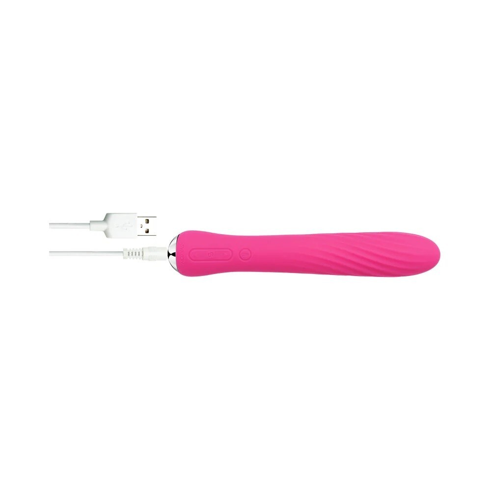 Flexible Rechargeable Warming Vibrator G-Spot Clitoris Stimulator Women Sex Toy