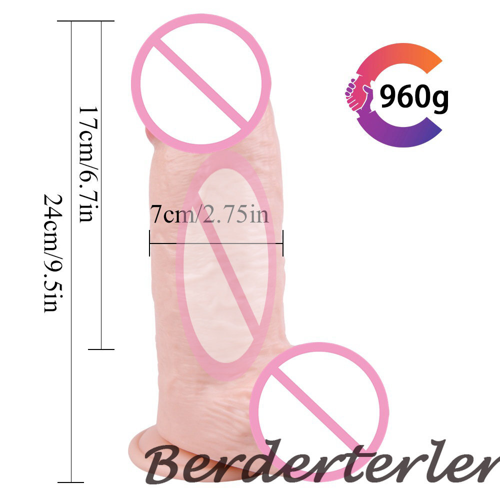Realistic Dildo Super Large Simulation Penis Suction Cup Vagina Massage Sex Toys