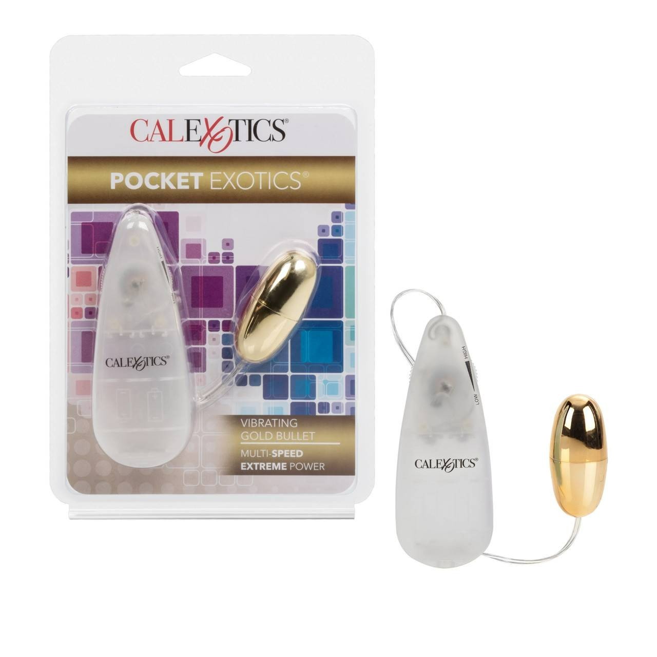 Cal Exotics Pocket Exotics Passion Bullet Vibrating Gold Bullet