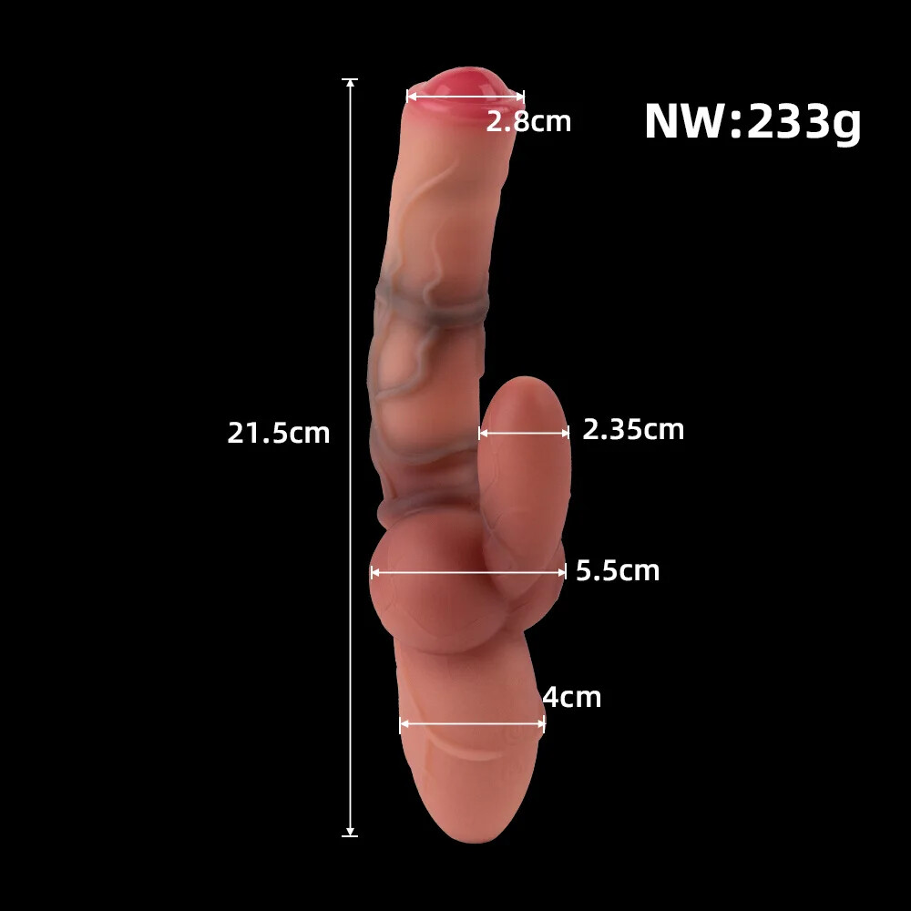 Big Monster Women Realistic Penis 10 Frequency Vibration Heating Dick Sex Toy