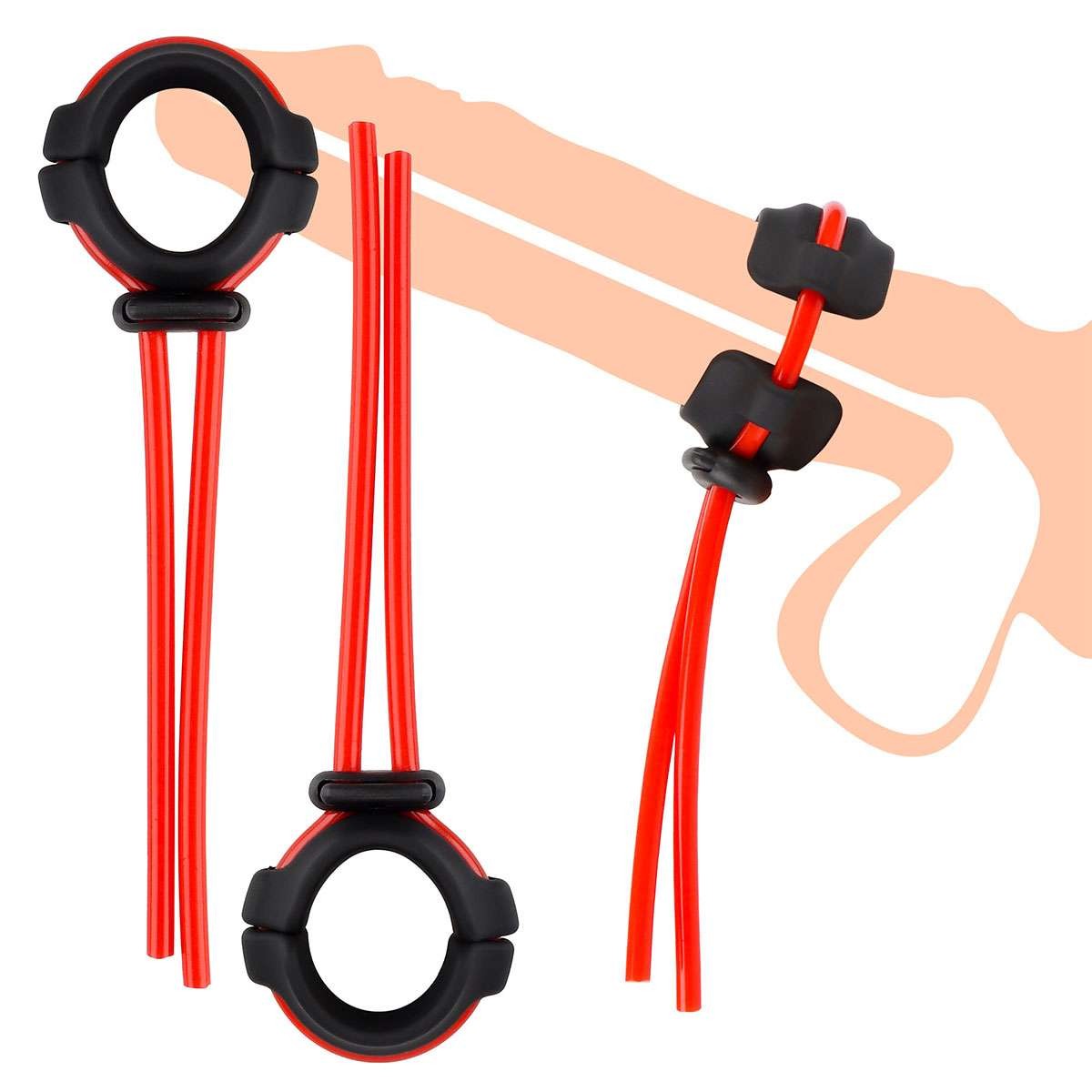 Adjustable Silicone Lasso Penis Enhancer Prolonging Cock Ring Delay Ejaculation