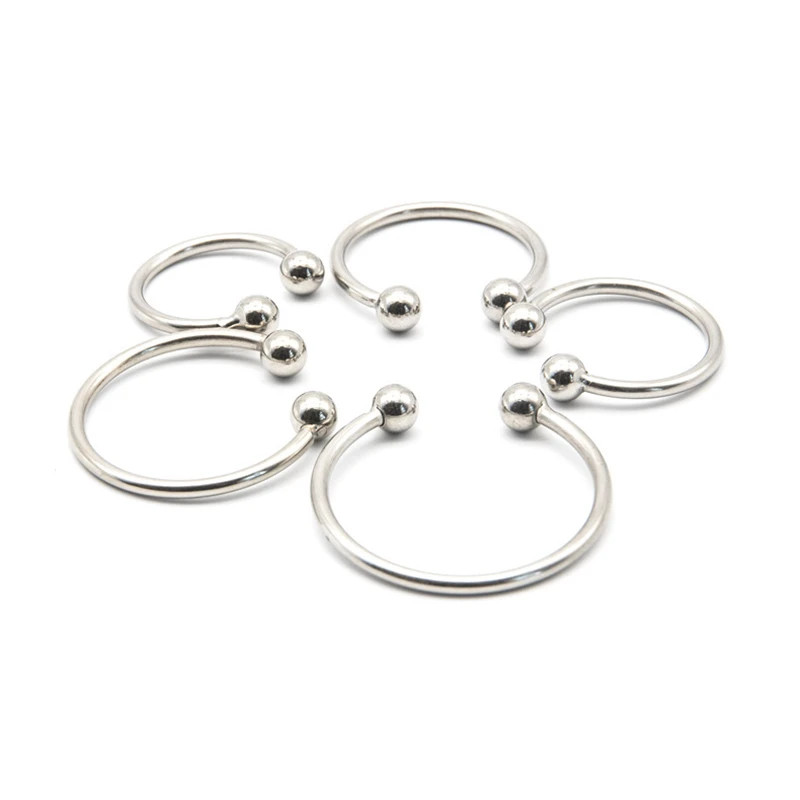 Metal Cock Ring for Men Adult Sex Toys Head Glan Stimulating Stainless Rings