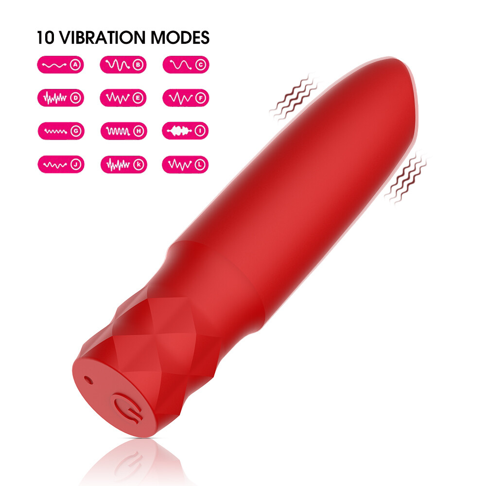 Mini Bullet Vibrator G-spot Clit Dildo Massager Sex Toys for Women Rechargeable