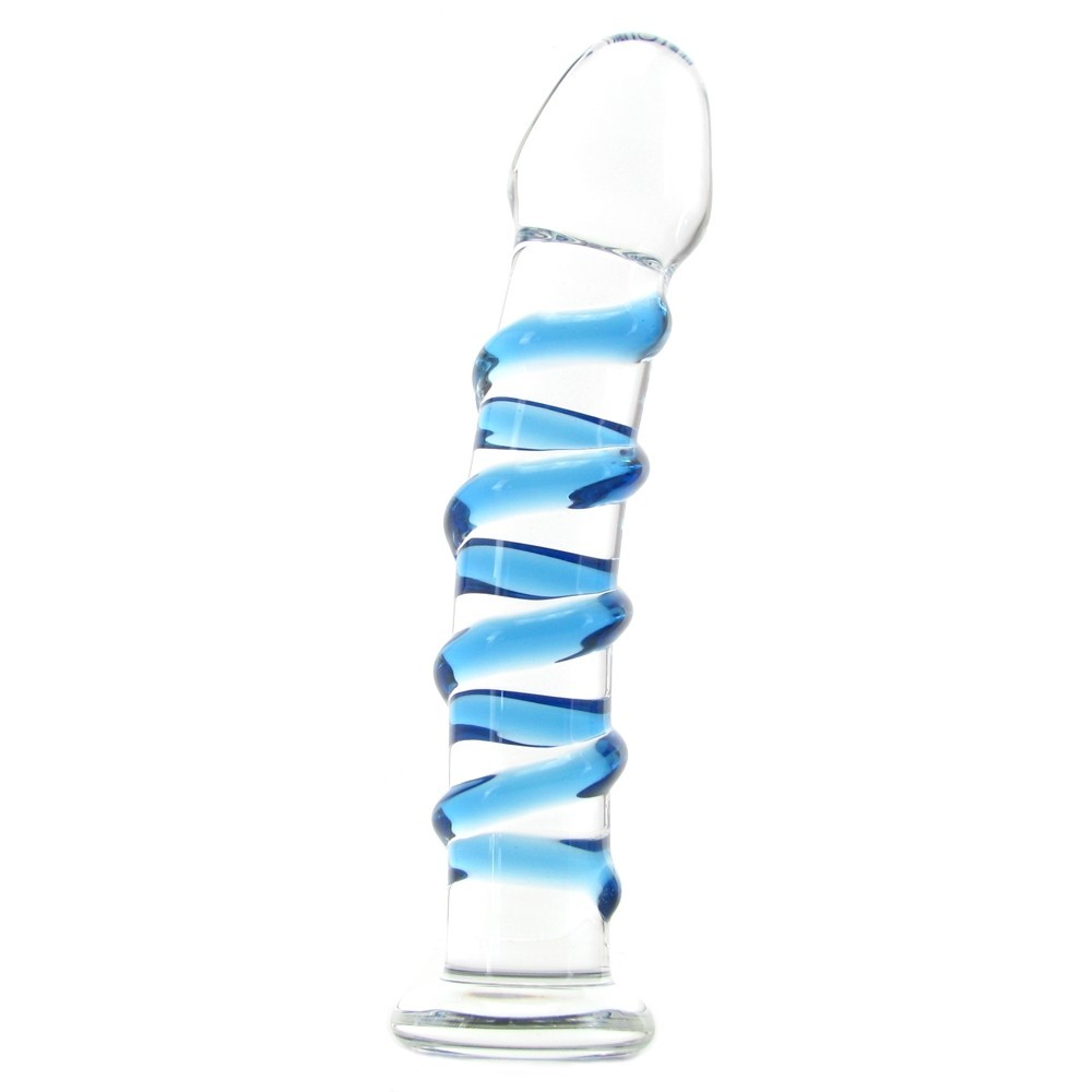 Icicles No 5 Glass Hand Blown Dildo Anal G-spot Dong