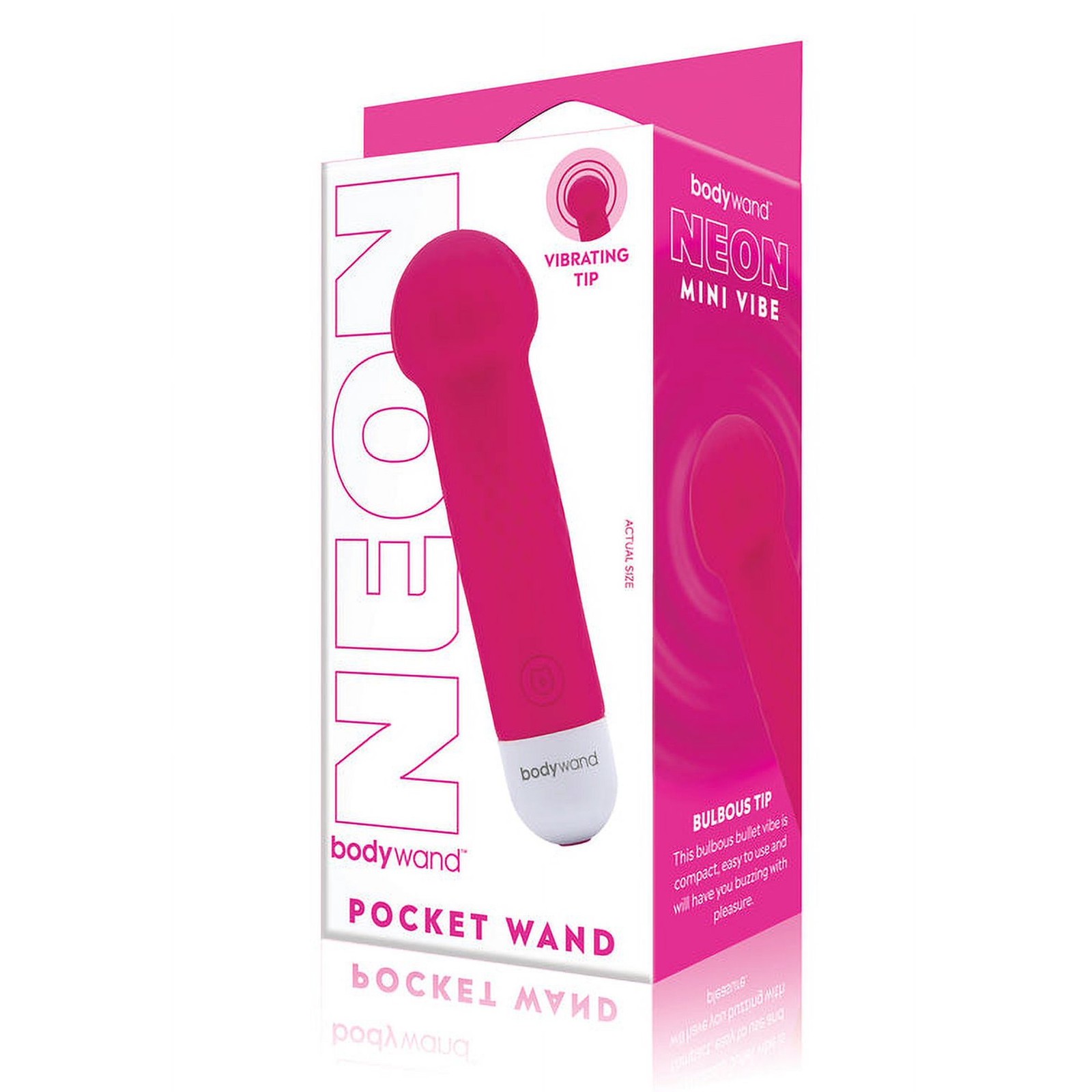 Pink Bodywand Mini Pocket Personal Massage Wand Vibrator Sex Toys for Women