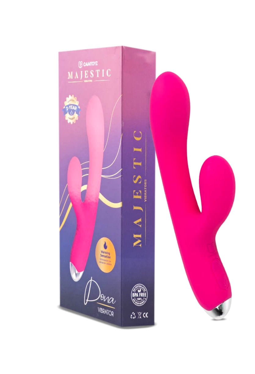DONA by MAJESTIC CAMTOYZ Rechargeable WARMING VIBRATOR (CT-JVB171)