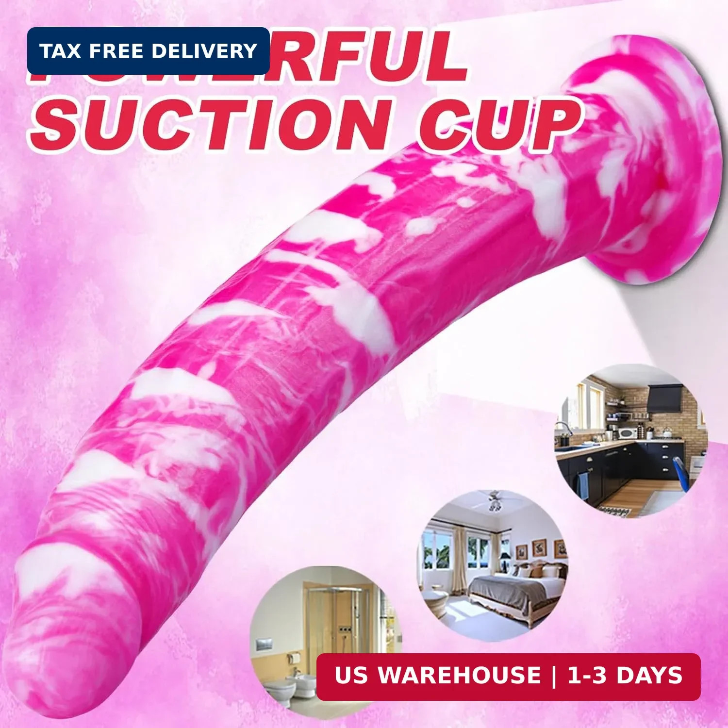 12 Inch Realistic Silicone Extra Giant Long Anal Dildo for Women, 11″ Soft G-Spo