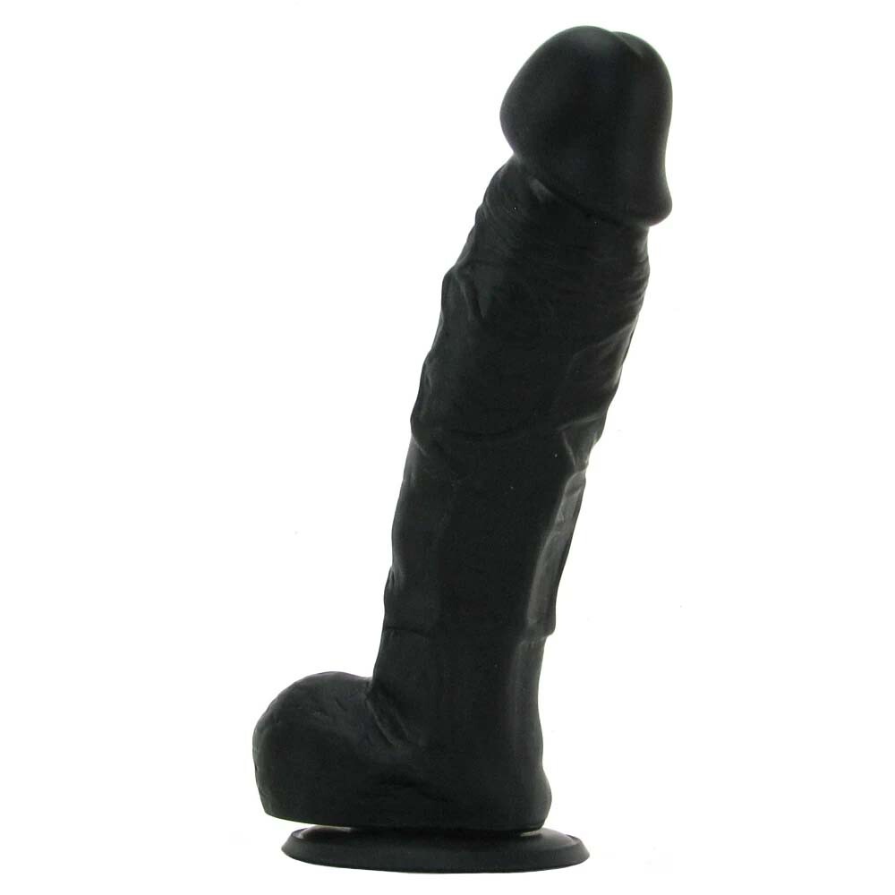 Realistic Suction Cup Dildo Silicone Black Cock Lifelike Penis Body Safe Sex Toy