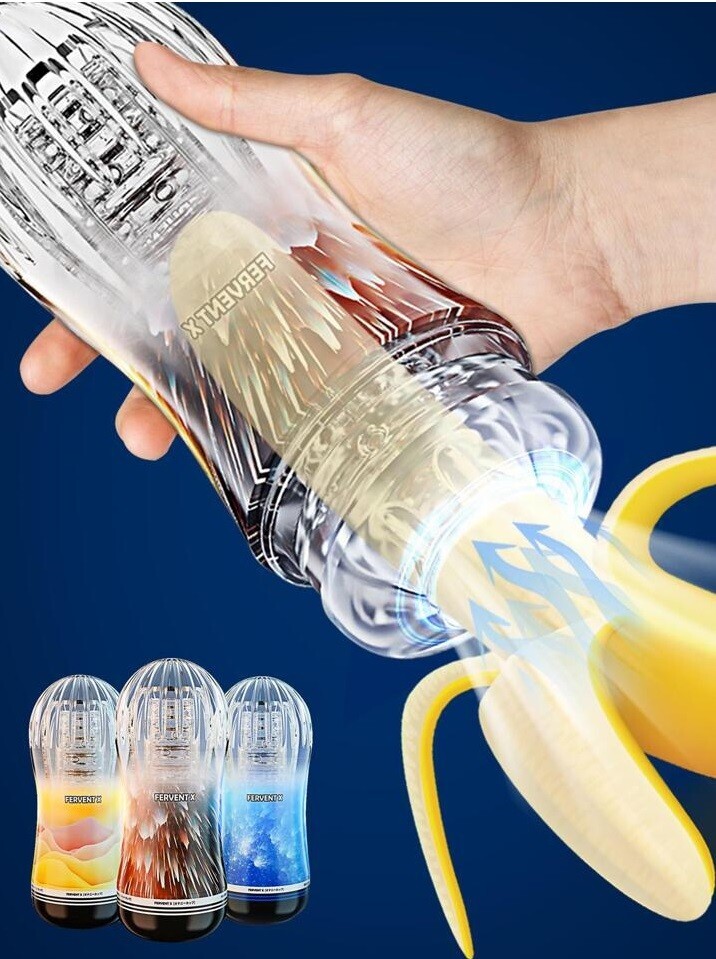 Male Masturbator Cup Soft Silicone Transparent for penis Sex Men FAST SHIPPING