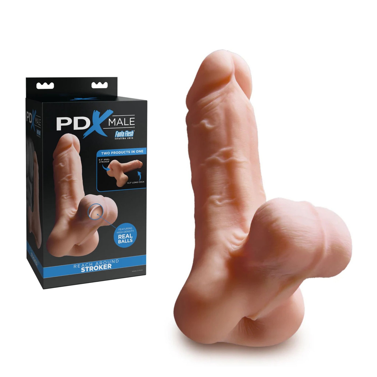 PDX Male Reach-Around Anal Stroker Male Masturbator Dildo Penis Sleeve