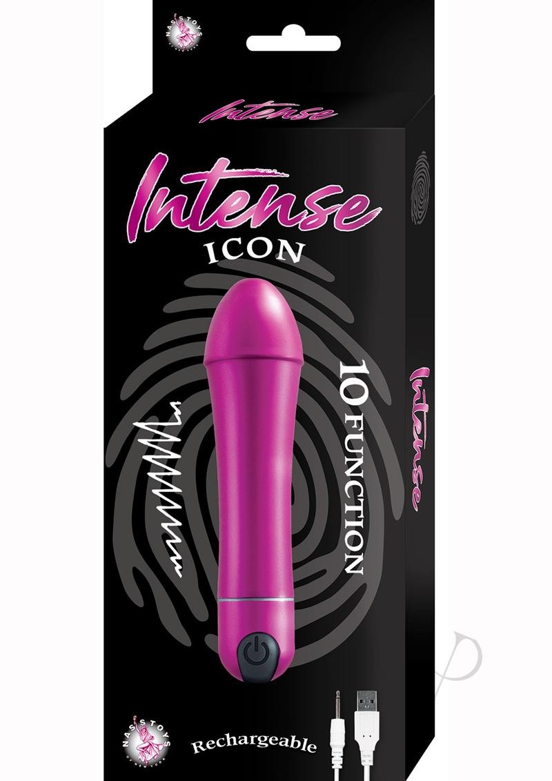 Intense Icon 10 Function Rechargeable Vibrator -Magenta