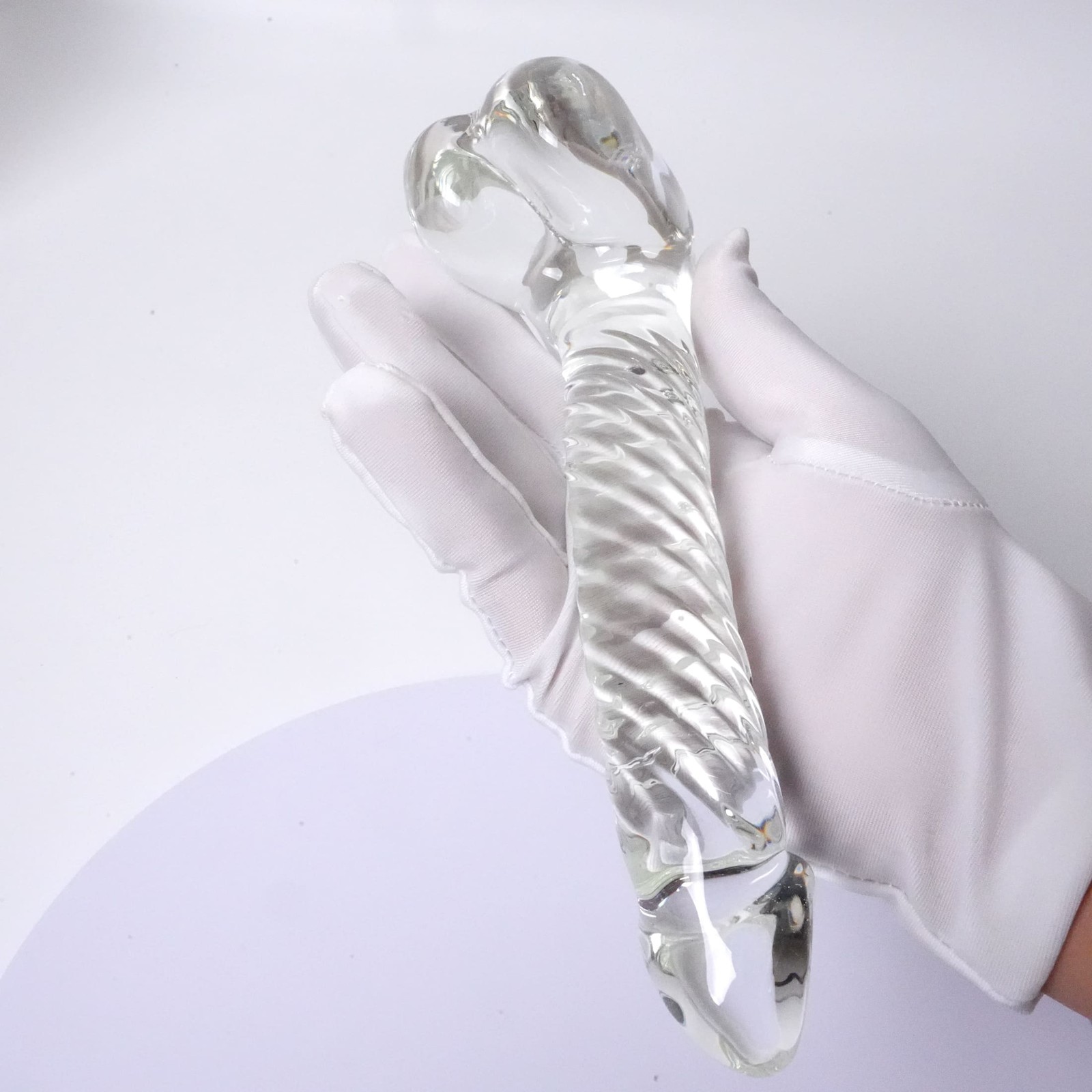 Glass Anal Plug 3-Types Dildo Plug Vaginal Prostate Massager Training Sex Toy