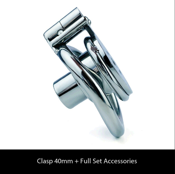 Small Flat Chastity Device with Arc Restraint Ring Chastity‬ Cage Adult Male USA