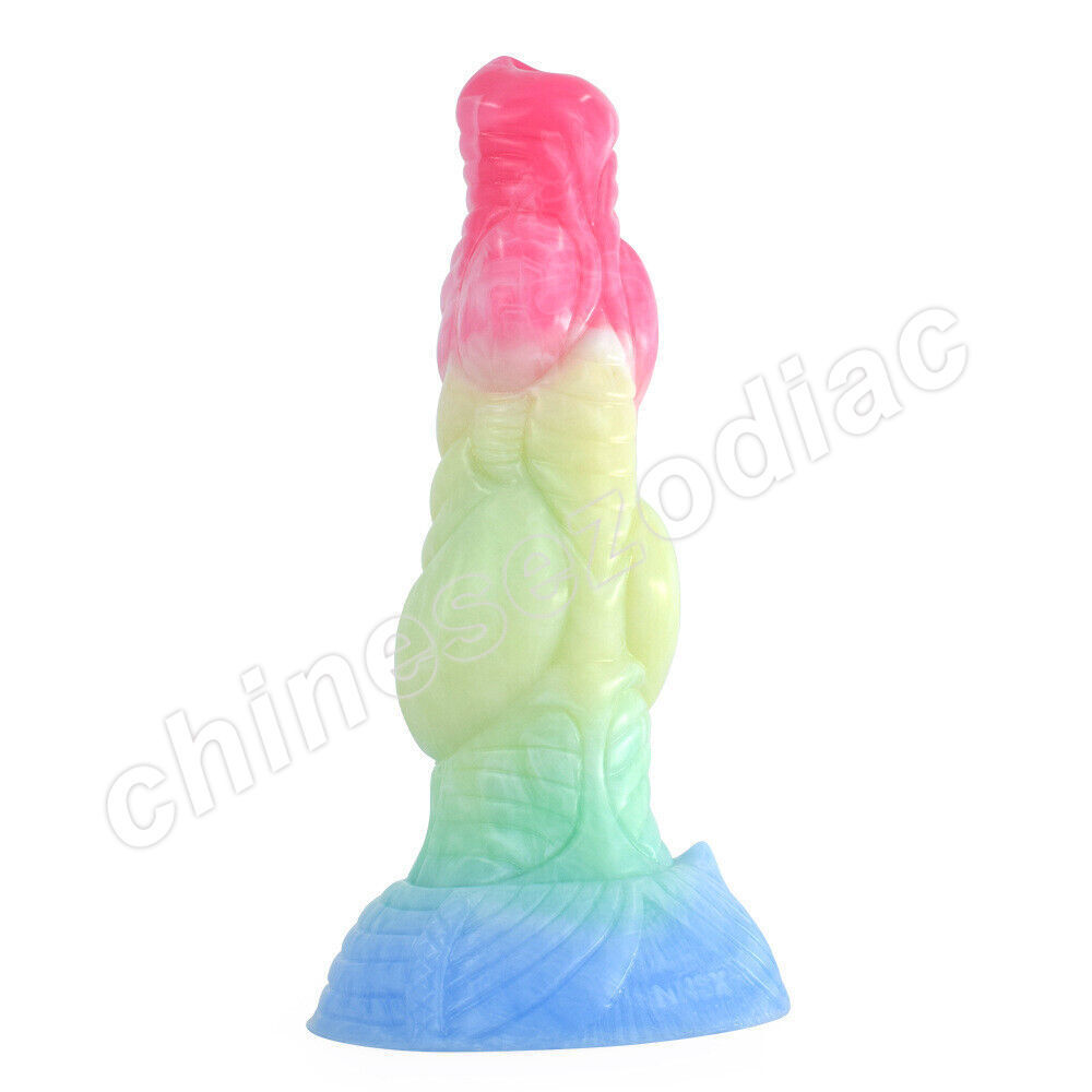 7.4″ Big Knot Dildo Huge Dong Cock Anal Butt Plug Women Masturbator Ass Sex Toy