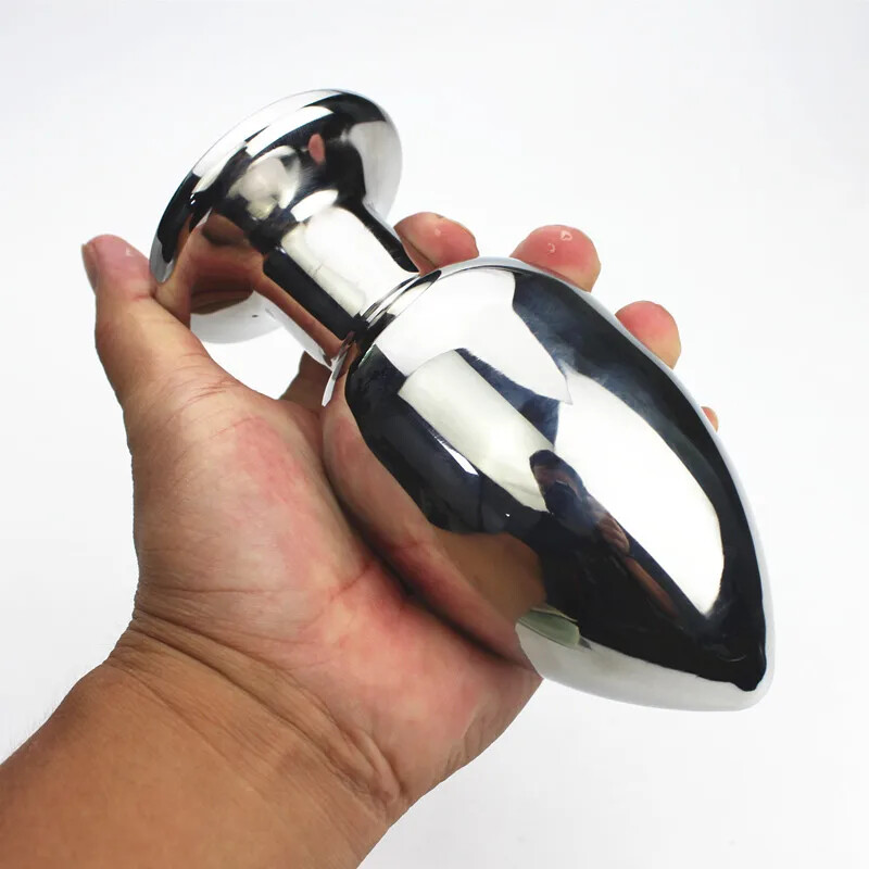 16 Size Anal Plug Stainless Steel Anus Butt Simulation Dilator Toys for Couples
