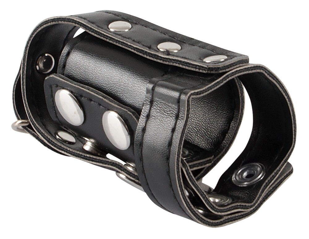 Rebel Ball Stretcher with Separator and D-Ring Penis Testicles Cage Rings Men