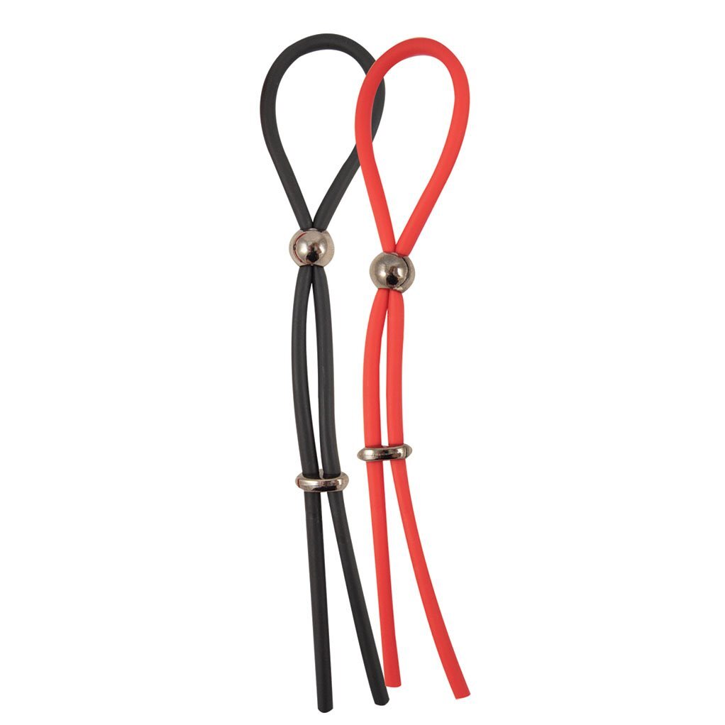 Adjustable Cock Tie and Scrotum Cinch Male Penis Erection Enhancer Cock Ring