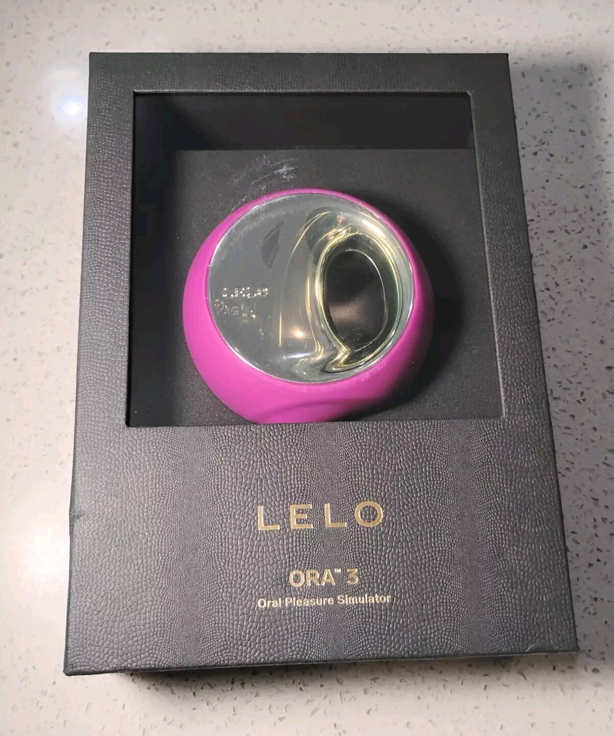 LELO ORA 3 Deep Rose Oral Pleasure Simulator LELO Brand New