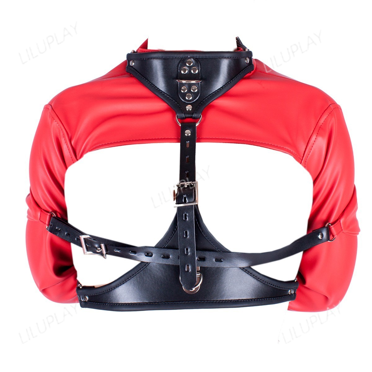 Pu Leather Women Full Body Harness Bodysuit Garter Belt Bondage BDSM Female