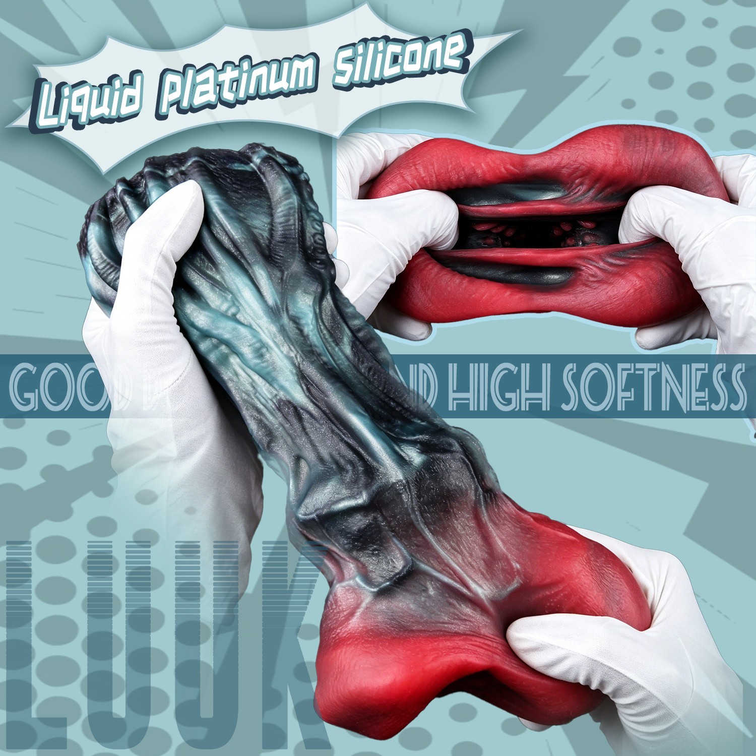 Pocket Pussy Fantasy Masturbator Soft Silicone Male Blowjob Stroker Male Sex Toy