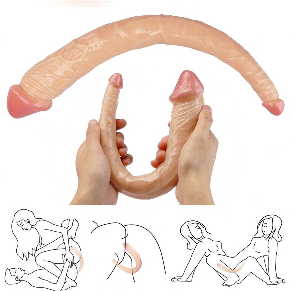 10.6in Long Double Sided Ended Headed Dildo Dong Lesbians Sex Toys for Women NEW