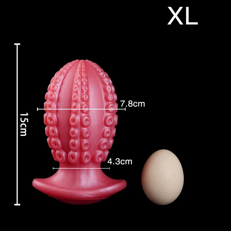 7.8cm Silicone Abalone Anal Plug Butt Plug Dildo Wearable Butt plug Adult Toys
