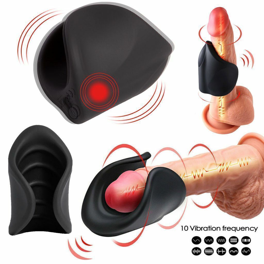 Male Glans Penis Vibrator Massager Male Masturbator Cup Handsfree Sex Toys US