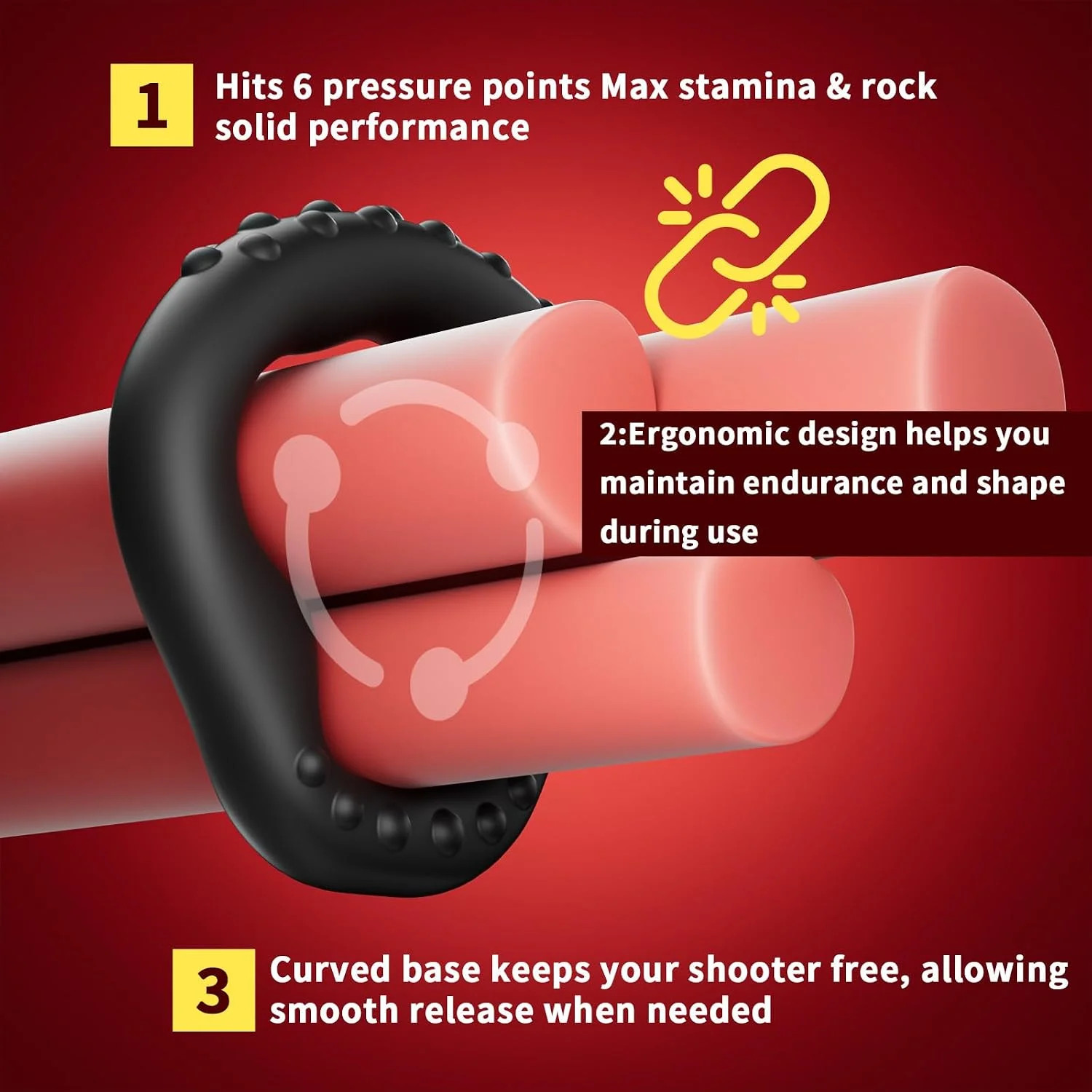 8 PCS Silicone Penis Ring Set Sex Toys for Men, Cock Rings for Longer Performanc